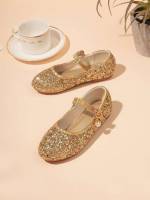  Plain Gold Shoes 900