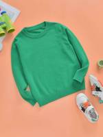  Long Sleeve Regular Fit Rib-Knit Kids Clothing 77