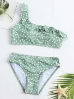 Polka Dot Cute  Toddler Girls Beachwear 2963