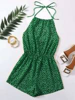 Sleeveless Regular Fit Short Plus Size Jumpsuits  Bodysuits 263