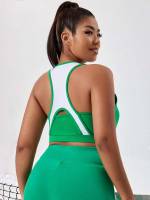  Green Colorblock Sports 5939