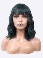  Green  Synthetic Hair Wigs 4614