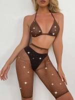 Sheer Plain  Women Lingerie 1758