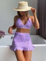  Ruffle Cute Women Swimwear 1564