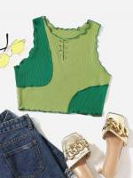  Casual Crop Slim Fit Women Tops, Blouses  Tee 5124