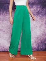  Plain Green Long Women Suits 8144