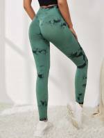  Cropped Women Sports Leggings 2643