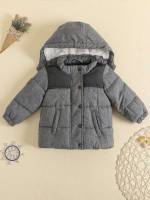  Button Casual Hooded Baby  Mom 8416