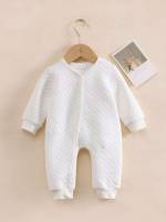 Grey Long Button Front Plain Baby Clothing 7968