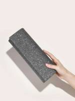 Plain  Grey Women Evening  Clutch 592