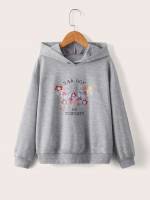 Casual Long Sleeve Grey Girls Clothing 927