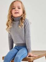 Long Sleeve Grey Regular Kids Clothing 872