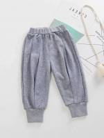 Grey Regular Fit Casual Toddler Boys Bottoms 970