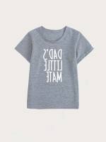  Grey Regular Regular Fit Toddler Boys Tops 7526