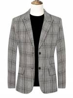 Long Sleeve Plaid Regular Regular Fit Men Clothing 49