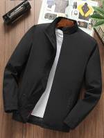 Casual Grey Pocket Men Clothing 9203