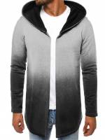 Regular Fit Hooded Long Sleeve Men Outerwear 7801