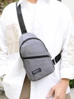 Grey Letter  Bags 5520