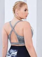  Plain Grey Backless Sports 1355