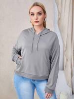  Casual Hooded Regular Women Plus Clothing 446