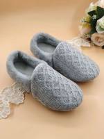 Fashionable Grey Geometric Women Slippers 2703