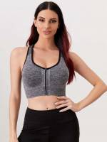 Scoop Neck Cut Out  Women Sports Intimates 2010