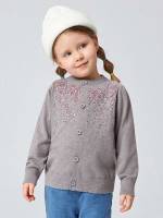  Regular Grey Plain Toddler Girls Clothing 8579