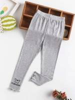  Letter  Toddler Girl Leggings 2823