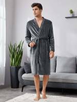  Casual Shawl Collar Underwear  Sleepwear 3096