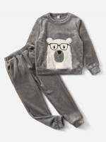 Cartoon Pocket  Boys Loungewear 532