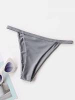 Grey  Women Bikini Bottoms 5664