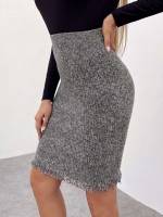  Elegant Plain Women Knitwear 979