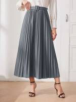 Pleated Long  Women Clothing 5560