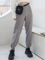  Long Split Women Sweater Pants 8202