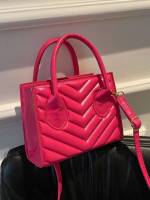  Hot Pink Quilted Fashionable Women Bags 3955