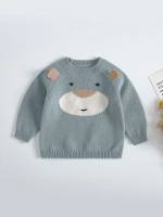  Round Neck Cute Regular Baby Knitwear 809