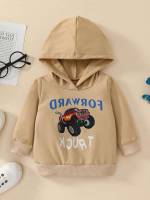 Hooded Casual Regular Baby Clothing 9678