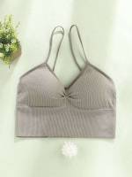  Plain Ruched Girls Bras  Bralettes 880