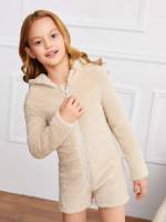 Short Khaki Casual Girls Clothing 2053