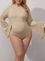  Long Sleeve Khaki Maternity 3587