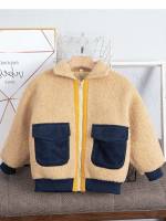 Casual Zipper Long Sleeve Regular Fit Toddler Boys Clothing 7711