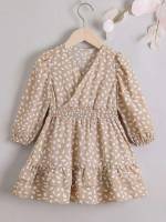  Long Sleeve Short Cute Toddler Girl Dresses 721