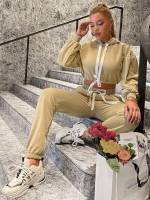  Khaki Regular Fit Women Clothing 917