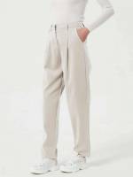  Regular Fit Long Women Suit Pants 3964