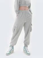 Pocket  Loose Women Sweatpants 7954