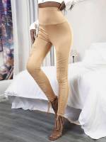 Plain  Knot Women Leggings 1420