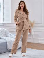  Khaki Women Sleep  Lounge 1313