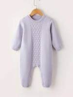 Casual Button Light Grey Baby Knitwear 3859