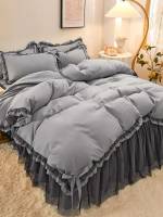 Light Grey  Plain Bedding 6603