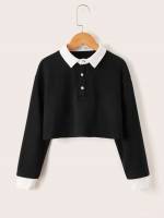 Polo Light Grey Long Sleeve Girls Clothing 715